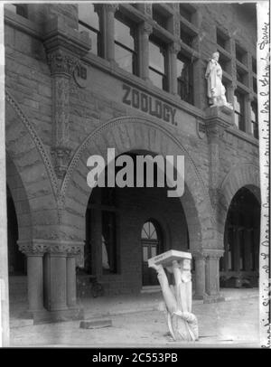 Statue de L. Agassiz inversé Banque D'Images