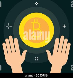 Vector Business ou Finance Category Flat style minimaliste icône colorée Illustration de Vecteur