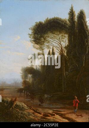 Paysage italien par Jan Willemsz. Lapp Mauritshuis 274. Banque D'Images