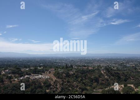 Photo aérienne du parc Alum Rock situé dans le quartier de San Jose en Californie, États-Unis Banque D'Images