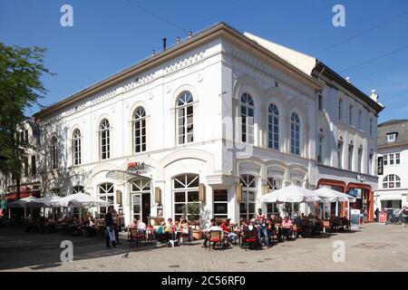 Cafe Extrablatt, zone piétonne Wallstrasse, Oldenburg à Oldenburg, Basse-Saxe, Allemagne, Europe Banque D'Images