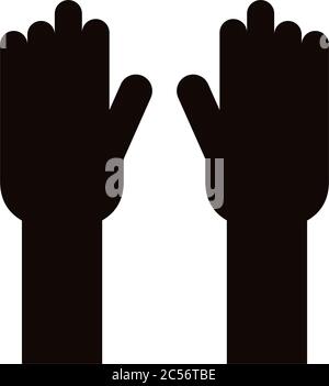 gants en caoutchouc style silhouette icône vecteur illustration Illustration de Vecteur