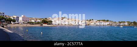 Détail de la belle petite ville de Cadaques sur la Costa Brava en Catalogne de l'Espagne Banque D'Images