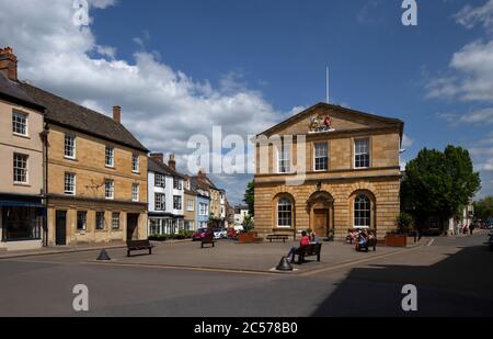 Hôtel de ville à Market Squire, Woodstock, Angleterre Banque D'Images