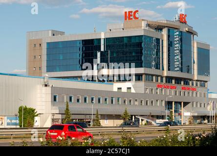 Vue extérieure de l'Inter Expo Center ou IEC comme principal et plus grand complexe d'exposition à Sofia Bulgarie, Europe de l'est, Balkans, UE à partir de 2020 Banque D'Images