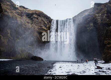 Photos prises lors de votre voyage en Islande Banque D'Images