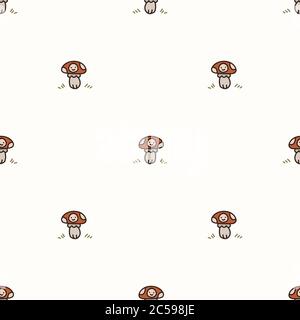 Illustration De Bebe Champignon Neutre Et Genre Clipart Simple Fantaisie Minimum Couleur Terre 2 Tons Enfants Chambre De Bebe Decor Imprime Ou Dessin Anime Animal Ligne Image Vectorielle Stock Alamy