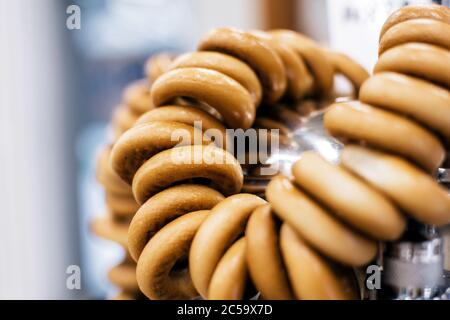 Ensemble de produits de boulangerie sur un plan rapproché de samovar Banque D'Images