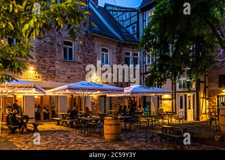 Hotel Renthof, Kassel, Allemagne Banque D'Images