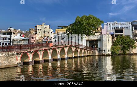 Udaipur - ville des lacs Banque D'Images