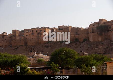 Le fort de Jaisalmer est situé dans la ville de Jaisalmer, dans l'État indien du Rajasthan Banque D'Images