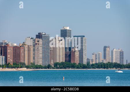 L'horizon de la Côte d'or de voisinage Banque D'Images