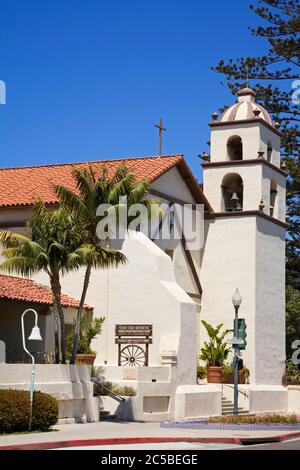 Mission San Buenaventura, comté de Ventura, Californie, États-Unis Banque D'Images