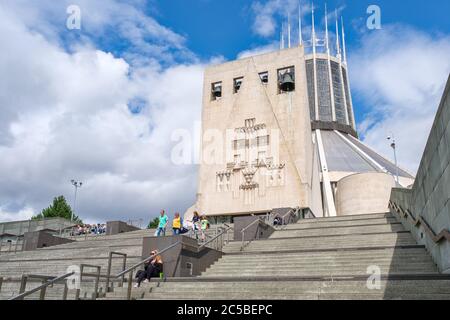 La cathédrale métropolitaine de Liverpool, la plus grande cathédrale catholique d'Angleterre Banque D'Images