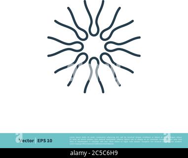 Arabe Ornamental géométrique Star icône Vector logo modèle Illustration Design. Vecteur EPS 10. Illustration de Vecteur