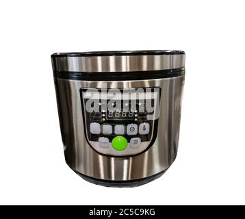 isolé sur fond blanc, plaque de cuisson lente Banque D'Images