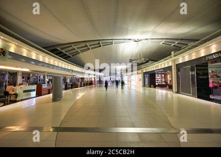 BANGKOK, THAÏLANDE - VERS JANVIER 2020 : photo intérieure de l'aéroport de Suvarnabhumi. L'aéroport de Suvarnabhumi est l'un des deux aéroports internationaux desservant Bang Banque D'Images