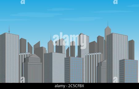 Vecteur de la ville urbaine Illustration de Vecteur