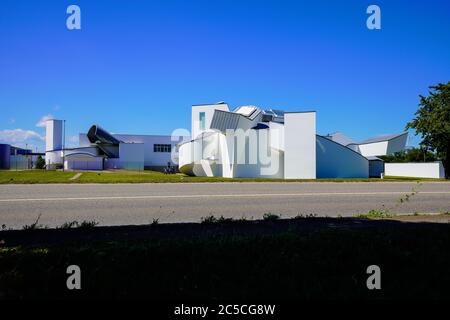 Vitra Vitra Design Museum de Park, l'architecte Frank O. Gehry, Weil am Rhein, Allemagne. Banque D'Images