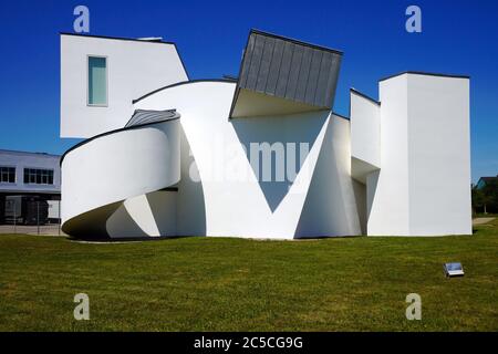 Vitra Vitra Design Museum de Park, l'architecte Frank O. Gehry, Weil am Rhein, Allemagne. Banque D'Images