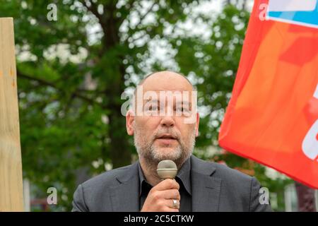 Gros plan Alderman Rutger Groot Wassink à Amsterdam, pays-Bas 1-7-2020 Banque D'Images