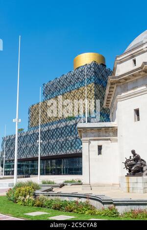 Hall de la mémoire et bibliothèque de Birmingham sur la place du Centenaire dans le centre-ville de Birmingham, Royaume-Uni Banque D'Images