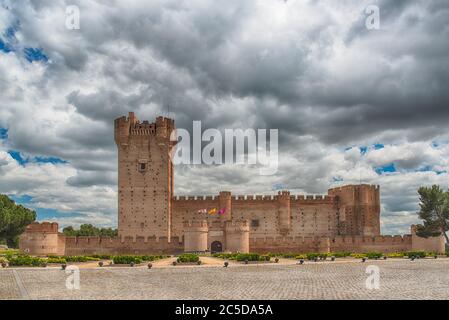 500px photo d'identité: 156451539 - Castillo de la Mota, @ Medina del Campo, Valladolid, Espagne Banque D'Images