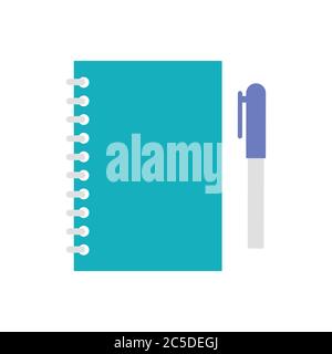 Ordinateur portable sur fond blanc. Illustration vectorielle de style plat tendance. Illustration de Vecteur