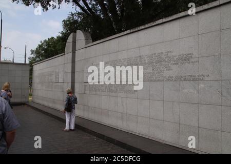 Varsovie, Pologne, Umschlagplatz, Warschau, Polen Banque D'Images