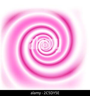 Double tourbillon de couleur - blanc et rose. Pour la conception alimentaire - yaourt, boissons lactées, etc. Arrière-plan vectoriel abstrait. Illustration de Vecteur