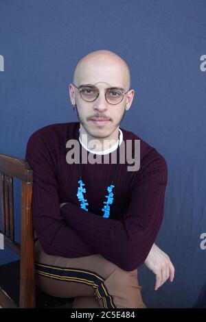 Portrait de Jonathan Bazzi 20/06/2020 ©Basso CANNARSA/Opale Banque D'Images