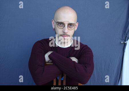 Portrait de Jonathan Bazzi 20/06/2020 ©Basso CANNARSA/Opale Banque D'Images