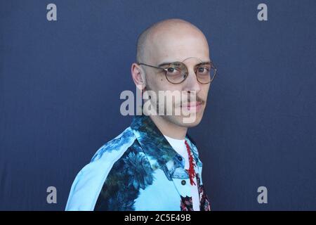 Portrait de Jonathan Bazzi 20/06/2020 ©Basso CANNARSA/Opale Banque D'Images