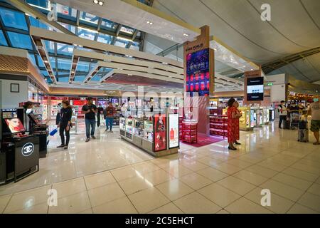 BANGKOK, THAÏLANDE - VERS JANVIER 2020 : photo intérieure de l'aéroport de Suvarnabhumi. Banque D'Images