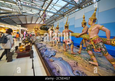 BANGKOK, THAÏLANDE - VERS JANVIER 2020 : l'ennage de l'océan de lait vu à l'aéroport de Suvarnabhumi. Banque D'Images