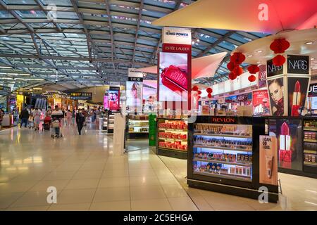 BANGKOK, THAÏLANDE - VERS JANVIER 2020 : photo intérieure de l'aéroport de Suvarnabhumi. Banque D'Images