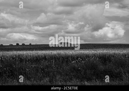 Une colline de Gallows : une église : l'histoire de Tullstorp. Posté par le Hans-Chr. Qté Photographe : Rita Segstedt et H.C. Qté Banque D'Images