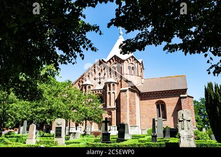 Une colline de Gallows : une église : l'histoire de Tullstorp. Posté par le Hans-Chr. Qté Photographe : Rita Segstedt et H.C. Qté Banque D'Images