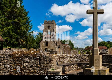 Eglise St Mary's & All Saints à Boxley, près de Maidstone dans le Kent, Angleterre Banque D'Images