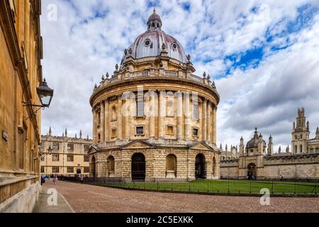 Vue classique de l'Université d'Oxford en Grande-Bretagne, l'un des meilleurs établissements d'enseignement supérieur au monde Banque D'Images