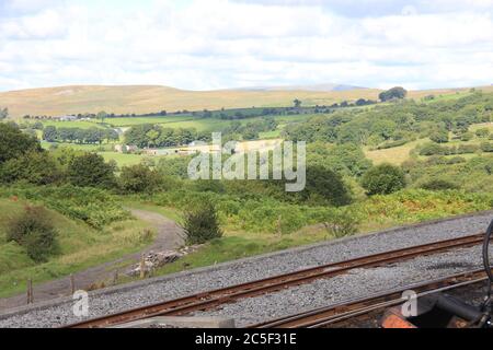 Chemin de fer de Brecon Mountain à Glamorgan. Pays de Galles Banque D'Images