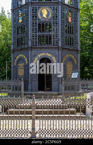 Tour du roi Frederick Augustus à Löbau, Allemagne Banque D'Images