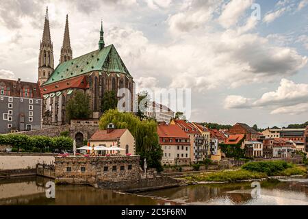 Église paroissiale Saint-Pierre et Paul (Peterskirche) Görlitz, Allemagne Banque D'Images