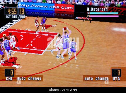 NBA in the zone '98 - Sony PlayStation 1 PS1 PSX - usage éditorial uniquement Banque D'Images