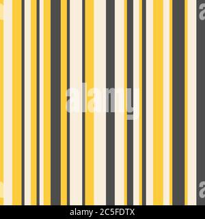 Motif géométrique abstrait rayé, fond vectoriel sans couture de couleurs jaunes. Illustration de Vecteur