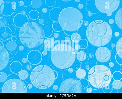 Des bulles de savon flottantes ornent ce graphique textile, concept pour la fête, la fête, le bonheur, la carte, l'invitation, l'anniversaire, la décoration Banque D'Images