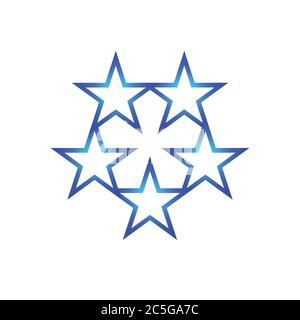 Logo étoile, logo étoile noire, vecteur d'icône étoile, Eps10 d'icône étoile, image d'icône étoile, icône étoile, Eps10 d'icône étoile, image d'icône étoile, plat d'icône étoile. Illustration de Vecteur