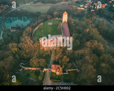 Panorama de Toszek. Toszek, Opole, Pologne. Banque D'Images