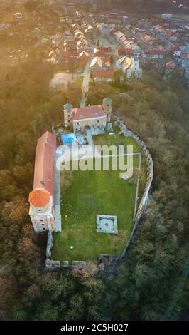 Panorama de Toszek. Toszek, Opole, Pologne. Banque D'Images