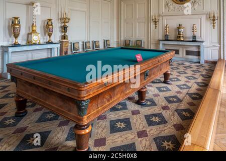 Salle de billard au Grand Trianon Banque D'Images